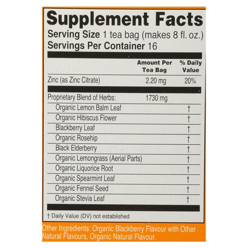 TWININGS LONDON Superblends Immune Support+ Herbal Supplement, 16 count, 1.12 oz
