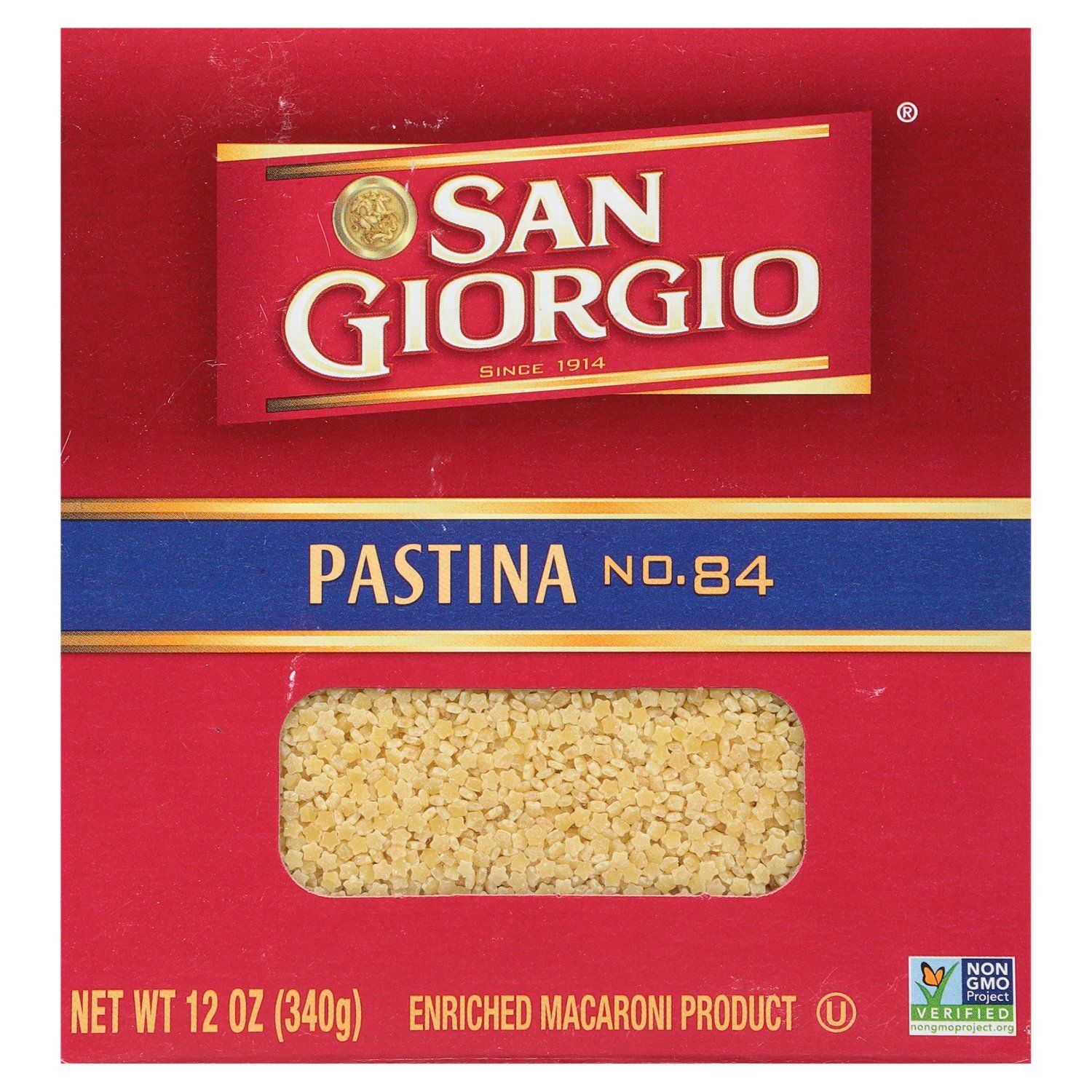 San Giorgio Pastina No. 84 Enriched Macaroni Product, 12 oz