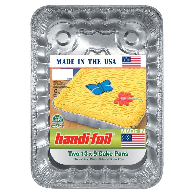 Handi Foil Eco-Foil 13x9 Cake Pans, 2 Count