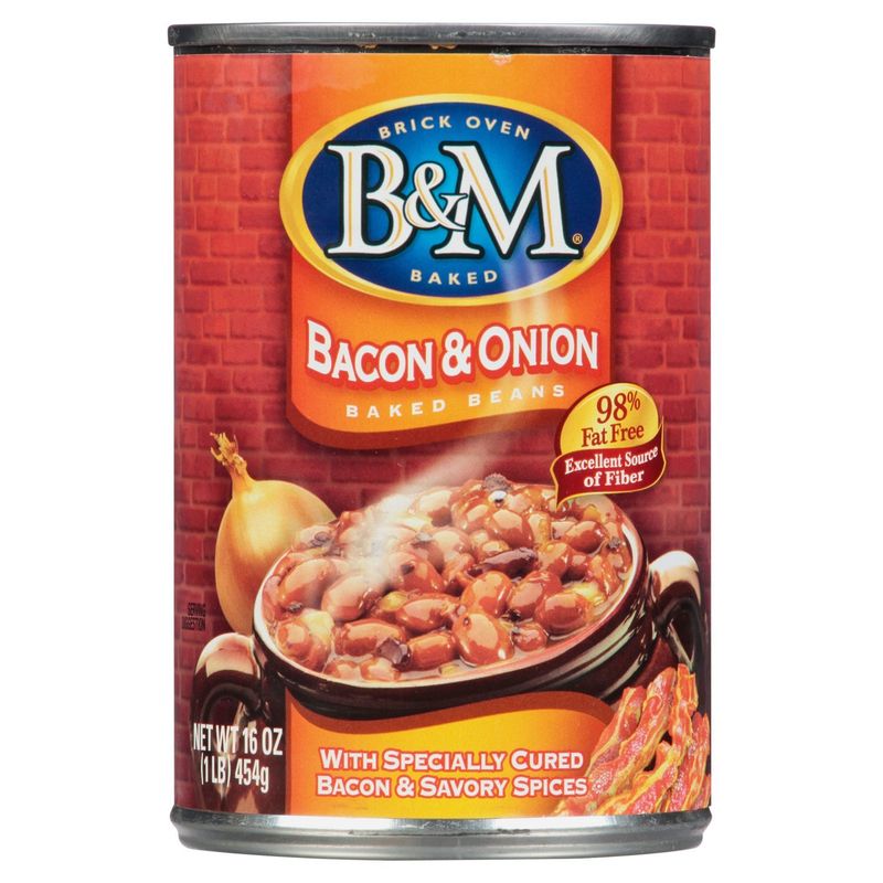 B&amp;M Bacon &amp; Onion Baked Beans, 16 oz