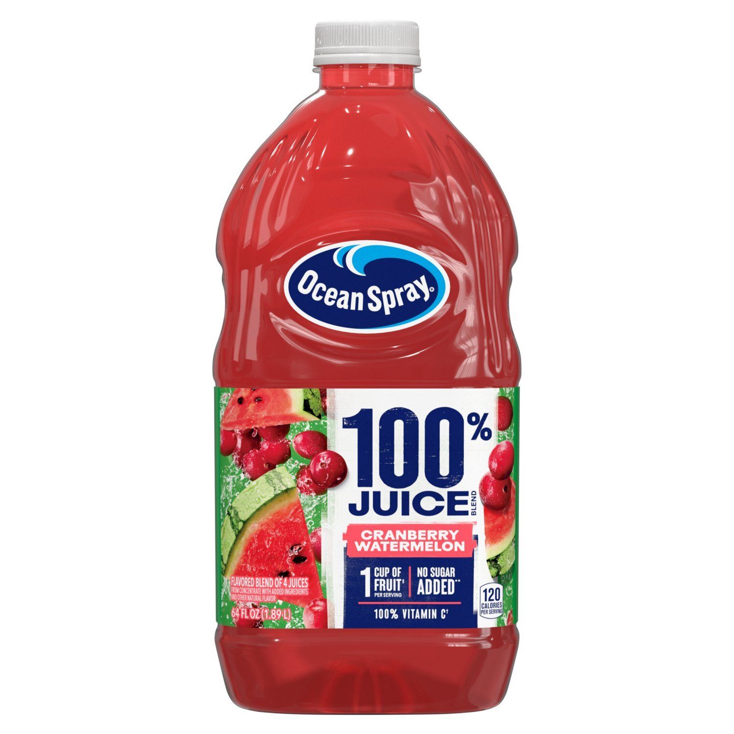 Ocean Spray Cranberry Watermelon 100% Juice Blend, 64 fl oz