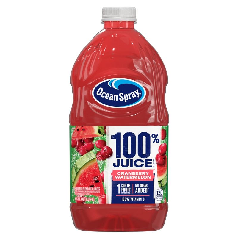 Ocean Spray Cranberry Watermelon 100% Juice Blend, 64 fl oz