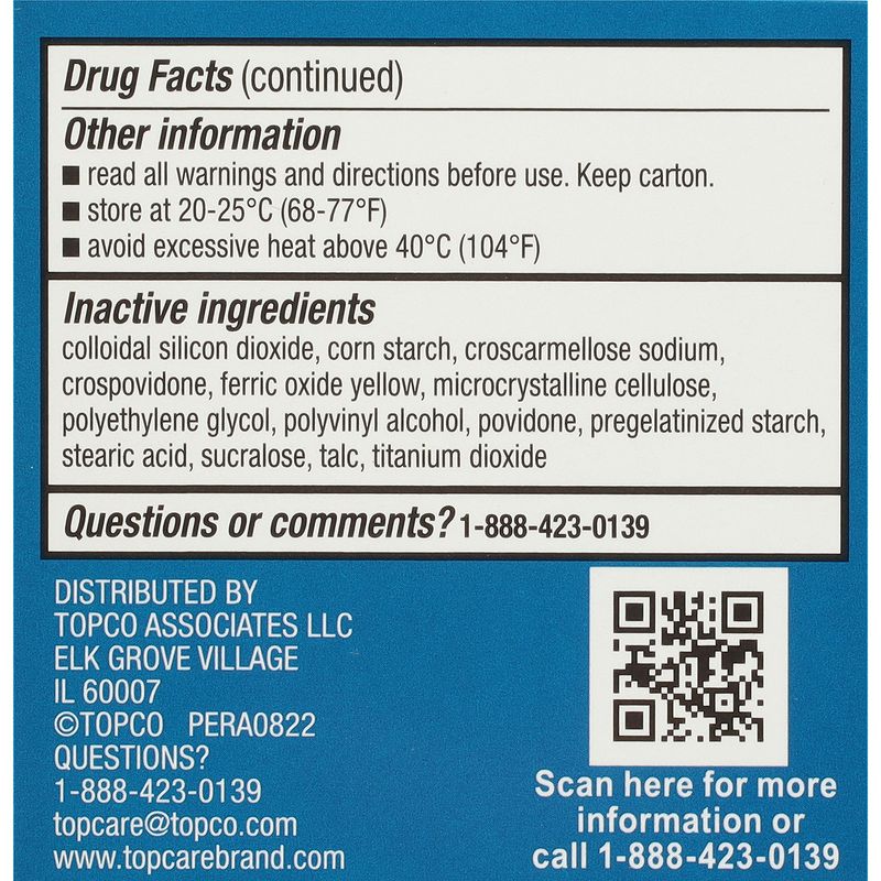 TopCare Dual Action Ibuprofen Pain Reliever, 144 count