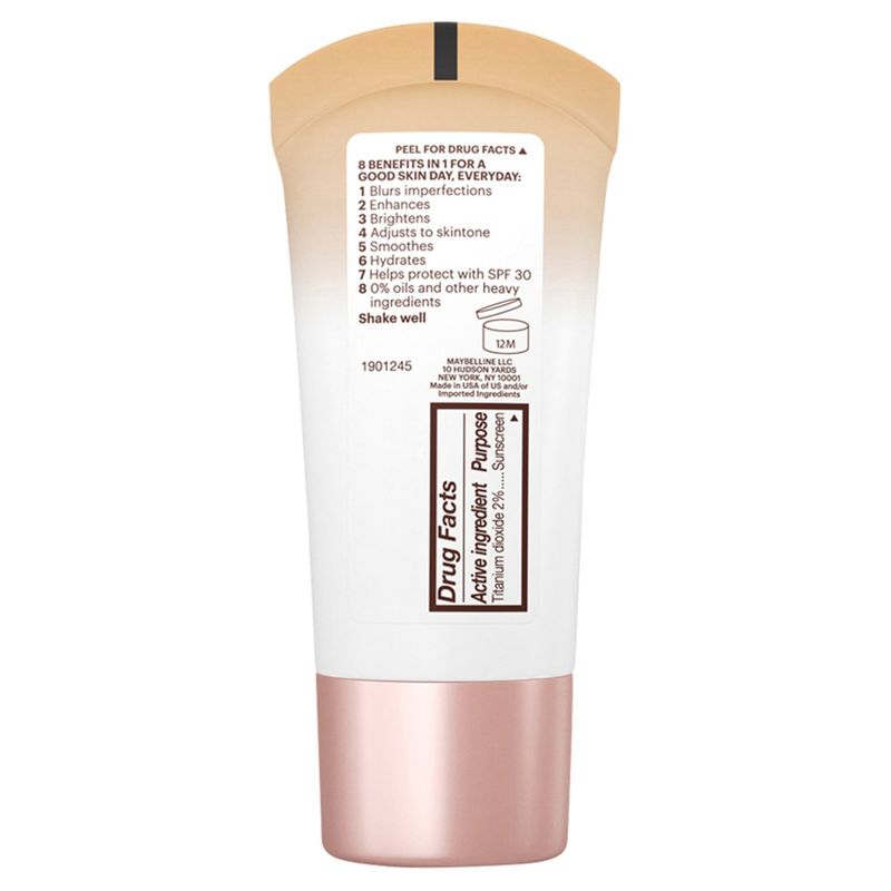 Maybelline New York Dream BB Fresh 130 Deep Sheer Tint Skin Hydrating Beauty Balm, SPF 30, 1.0 fl oz