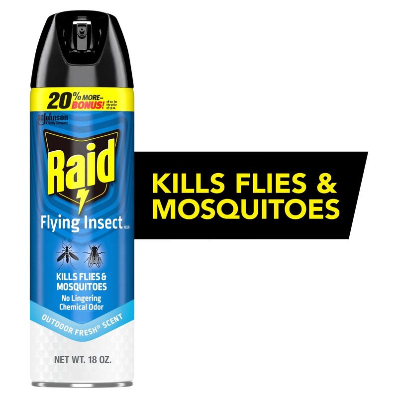 Raid Outdoor Fresh Scent Flying Insect Killer7, 18 oz
