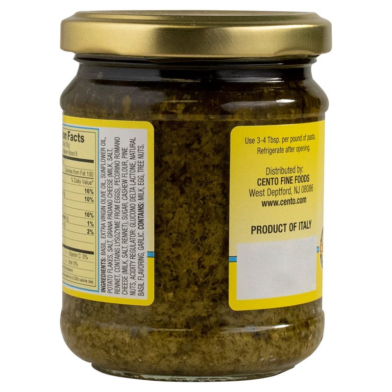 Cento Basil Pesto Sauce, 6.52 oz