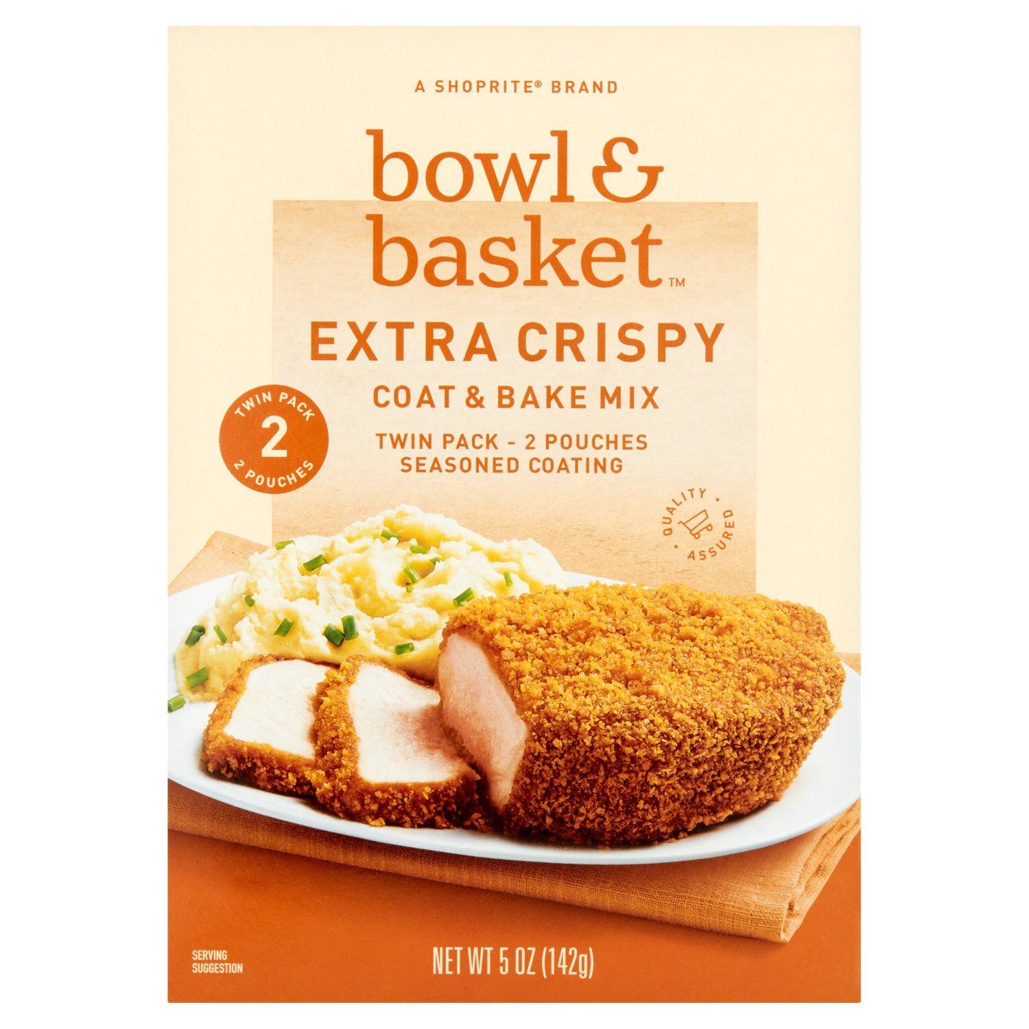 Bowl &amp; Basket Extra Crispy Coat &amp; Bake Mix Twin Pack, 2 count, 5 oz