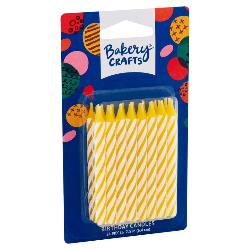 Bakery Crafts Birthday Candles, 24 count