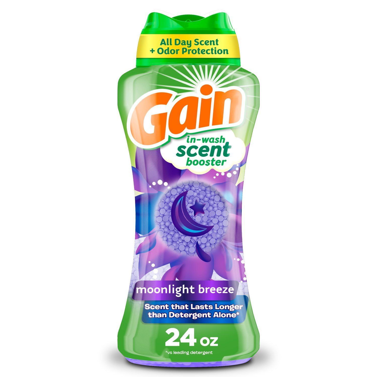 Gain In-Wash Laundry Scent Booster, Moonlight Breeze Scent, 24.0 OZ, Fresh Extender + Odor Protecti
