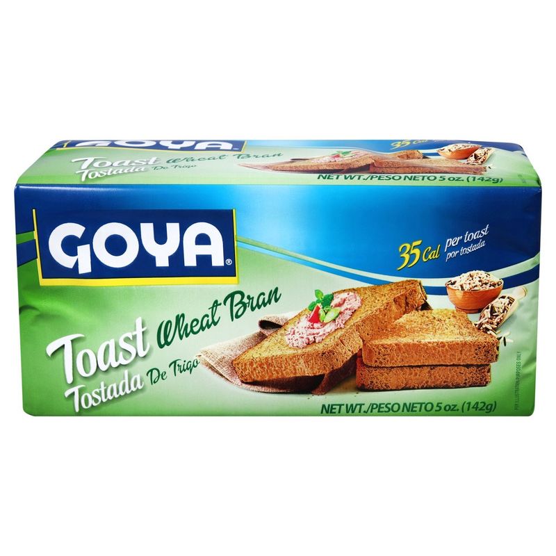 Goya Wheat Bran Toast, 5 oz