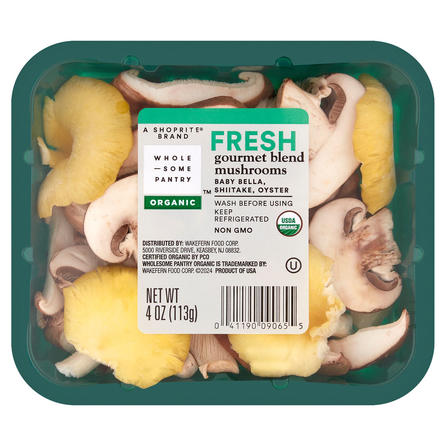 Wholesome Pantry Organic Fresh Gourmet Blend Mushrooms, 4 oz