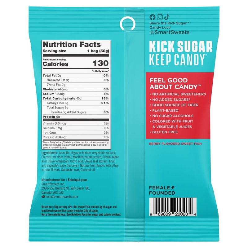 Smart Sweets Sweet Fish Candy, 1.8 oz