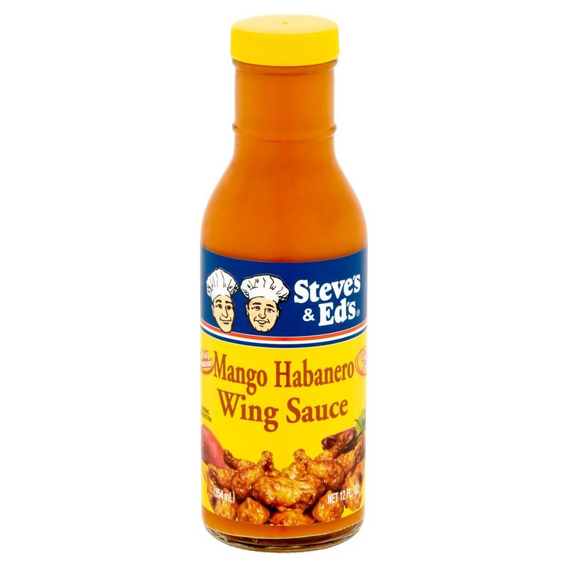Steve's &amp; Ed's Mango Habanero Wing Sauce, 12 fl oz
