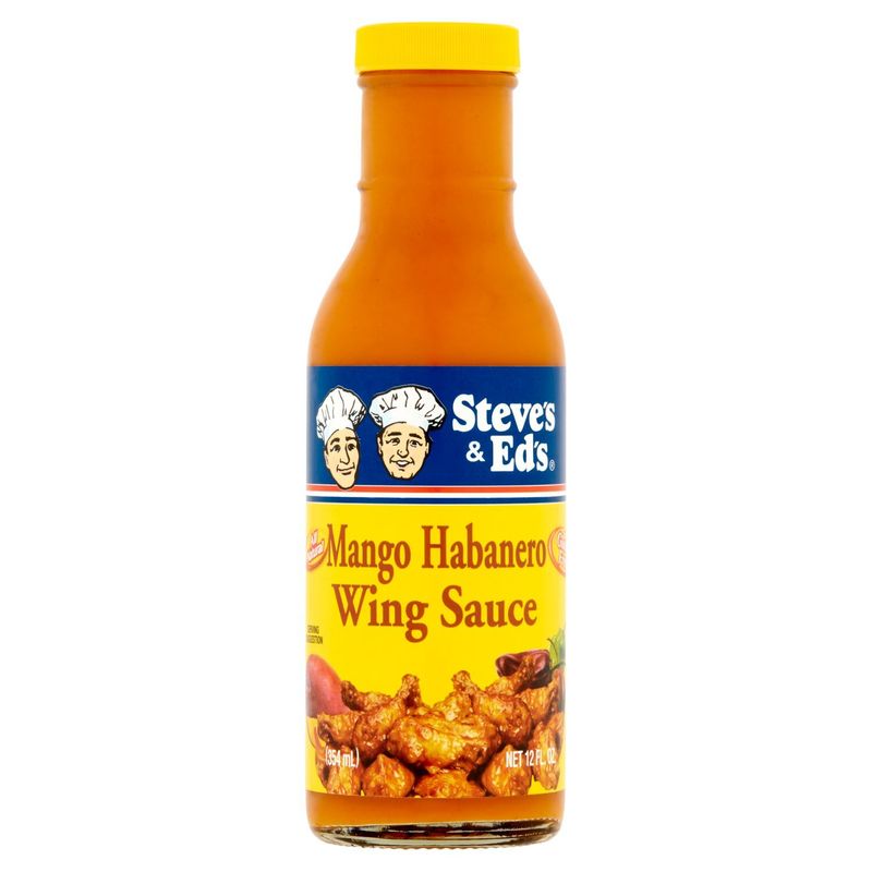 Steve's &amp; Ed's Mango Habanero Wing Sauce, 12 fl oz