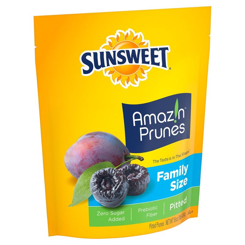 Sunsweet Amaz!n Pitted Prunes Family Size, 16 oz