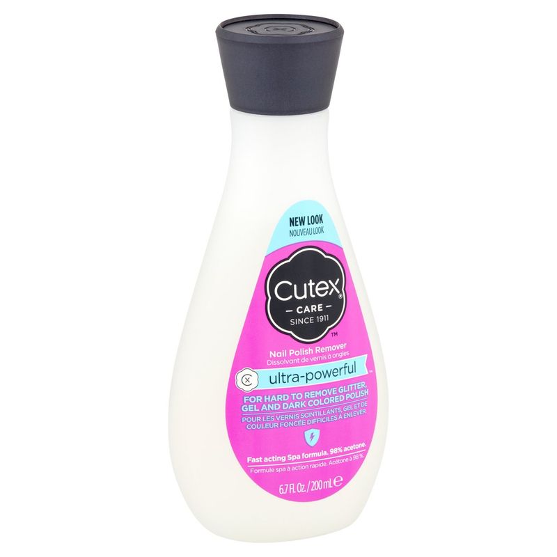Cutex Care Ultra-Powerful Nail Polish Remover, 6.7 fl oz