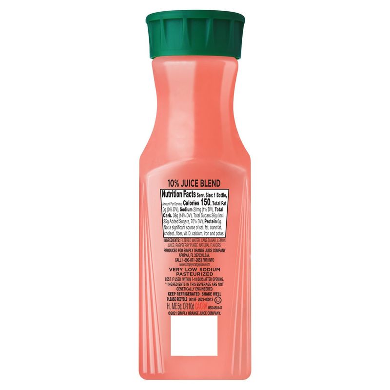Simply Lemonade with Raspberry, 11.5 fl oz