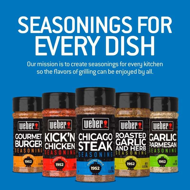 Weber Chicago Steak Seasoning, 2.5 oz