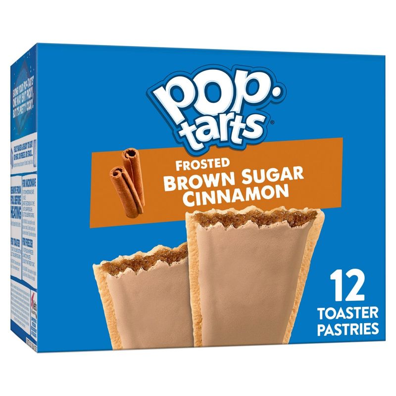 Pop-Tarts Frosted Brown Sugar Cinnamon Toaster Pastries, 12 count, 20.3 oz