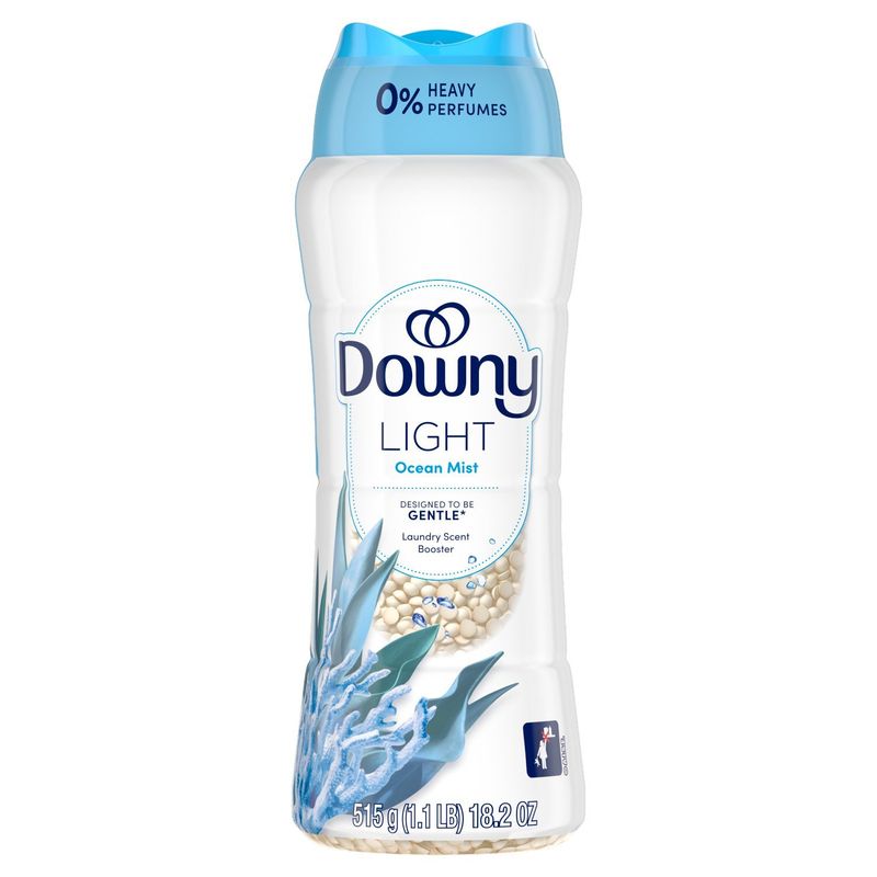 Downy Light Laundry Scent Booster Beads, Ocean Mist Scent, 18.2 OZ, In-wash fabric beads designed t