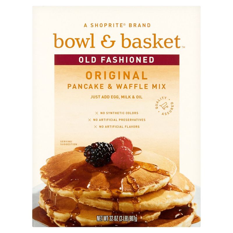 Bowl &amp; Basket Old Fashioned Original Pancake &amp; Waffle Mix, 32 oz
