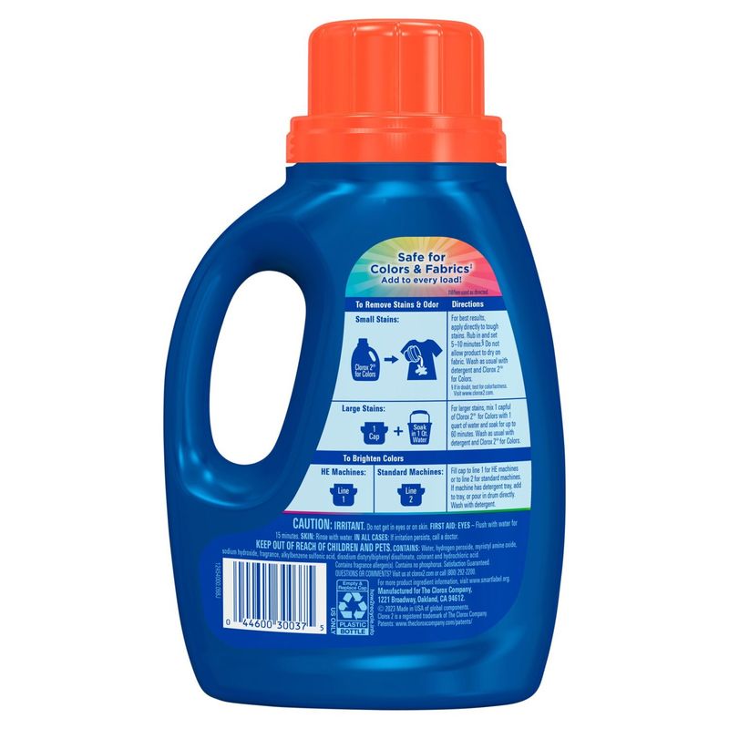 Clorox 2 3 in 1 for Colors Stain Remover Original Laundry Additive, 26 loads, 33 fl oz