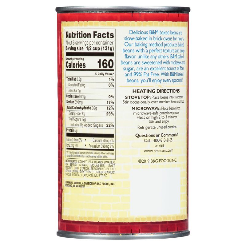 B&amp;M Vegetarian Baked Beans with Molasses &amp; Spices, 28 oz