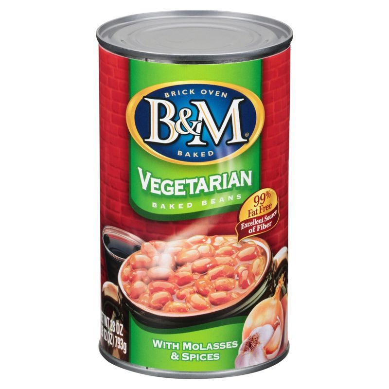 B&amp;M Vegetarian Baked Beans with Molasses &amp; Spices, 28 oz