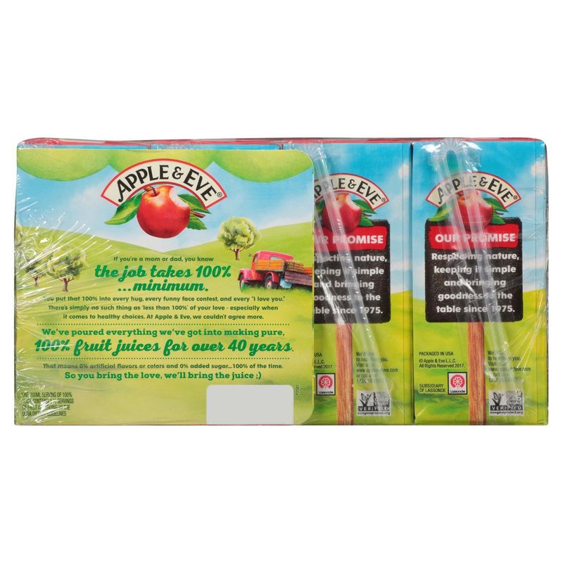 Apple &amp; Eve Fruit Punch 100% Juice, 6.75 fl oz, 8 count