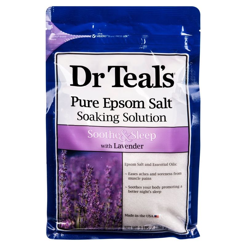 Dr Teal's Epsom Soothe &amp; Sleep Lavender, 3 lbs