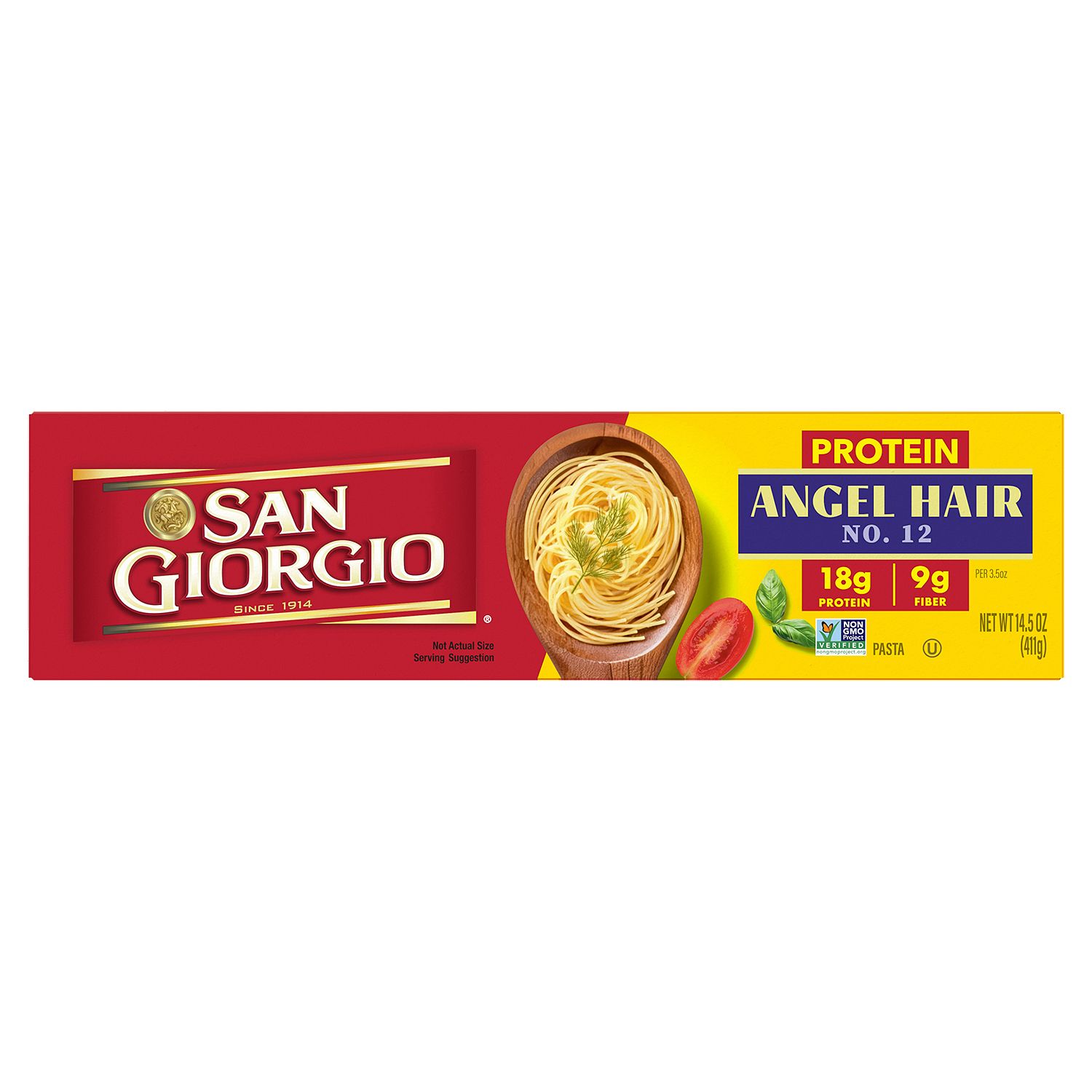 San Giorgio Protein No. 35 Elbow Macaroni Pasta, 14.5 oz