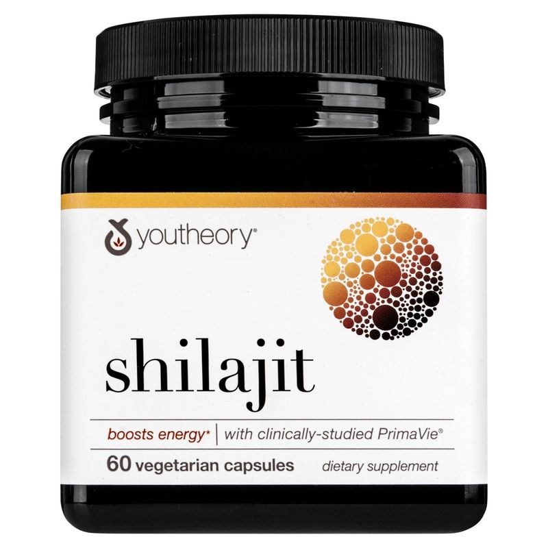 Youtheory Shilajit Dietary Supplement, 60 count