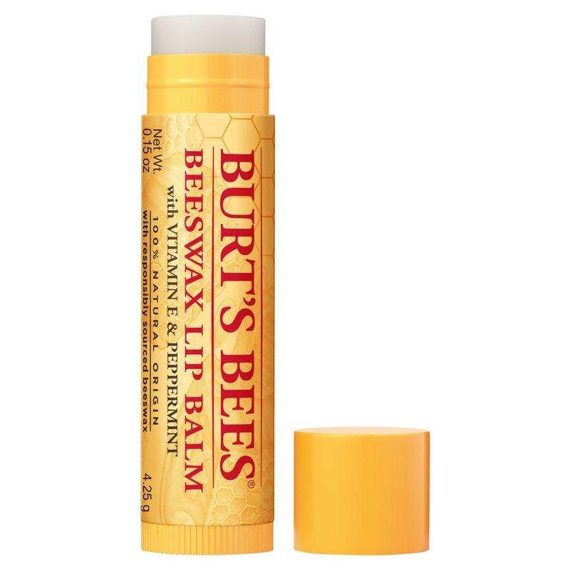 Burt's Bees Beeswax Lip Balm, 0.15 oz