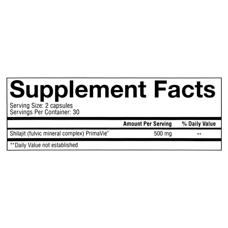 Youtheory Shilajit Dietary Supplement, 60 count