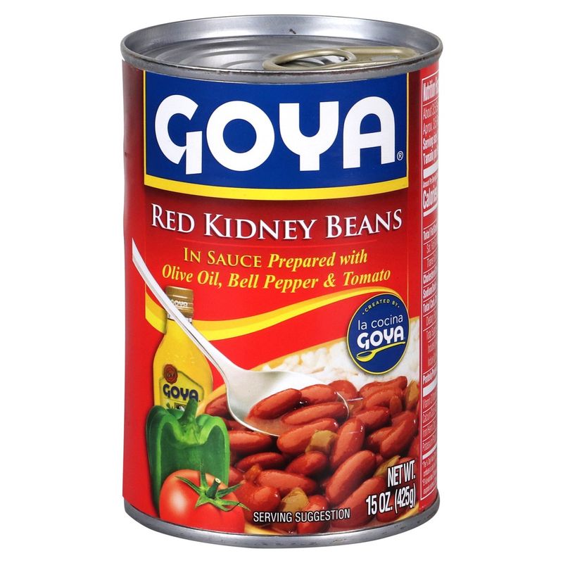 Goya Red Kidney Beans in Sauce, 15 oz
