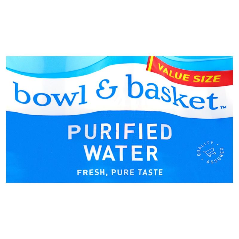 Bowl &amp; Basket Purified Water Value Size, 16.9 fl oz, 35 count