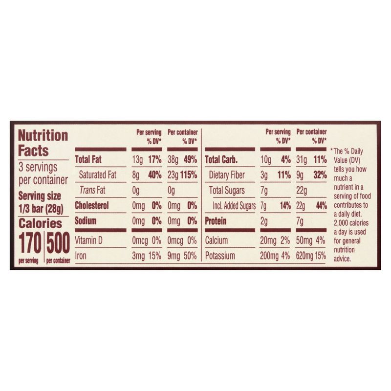 Bowl &amp; Basket Specialty 72% Dark Chocolate Bar, 3 oz