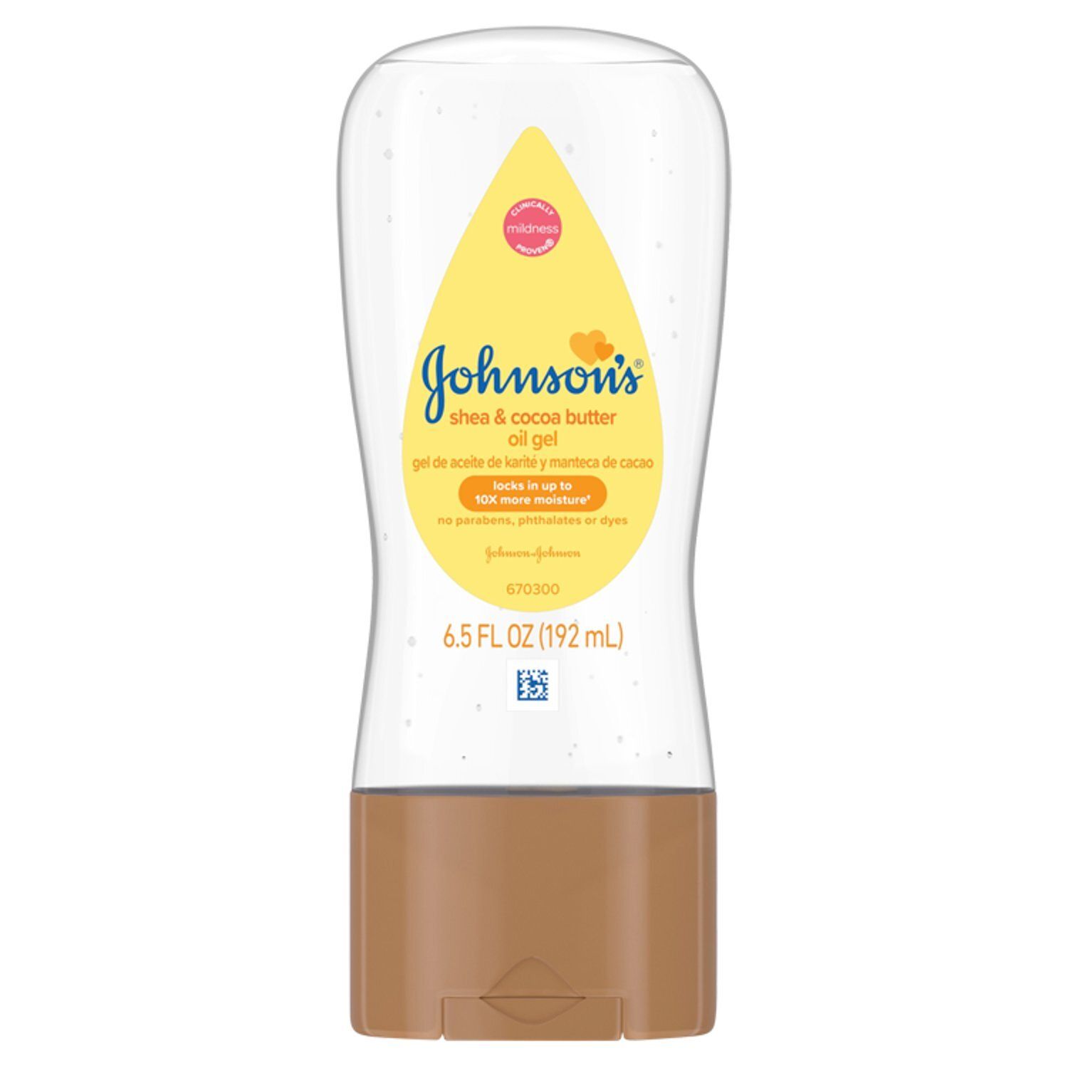 Johnson's Shea &amp; Cocoa Butter Oil Gel, 6.5 fl oz