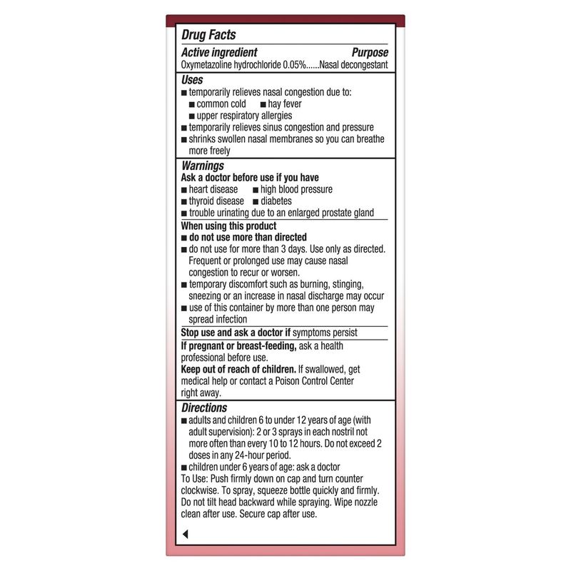 Afrin Original Nasal Spray, 1 fl oz