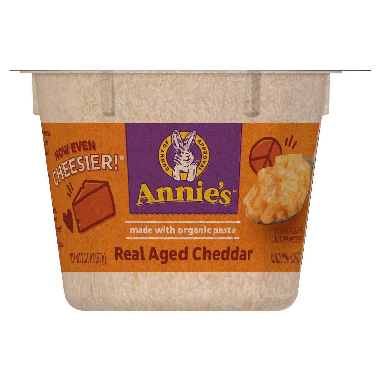Annie's Real Aged Cheddar Macaroni &amp; Cheese, 2.01 oz