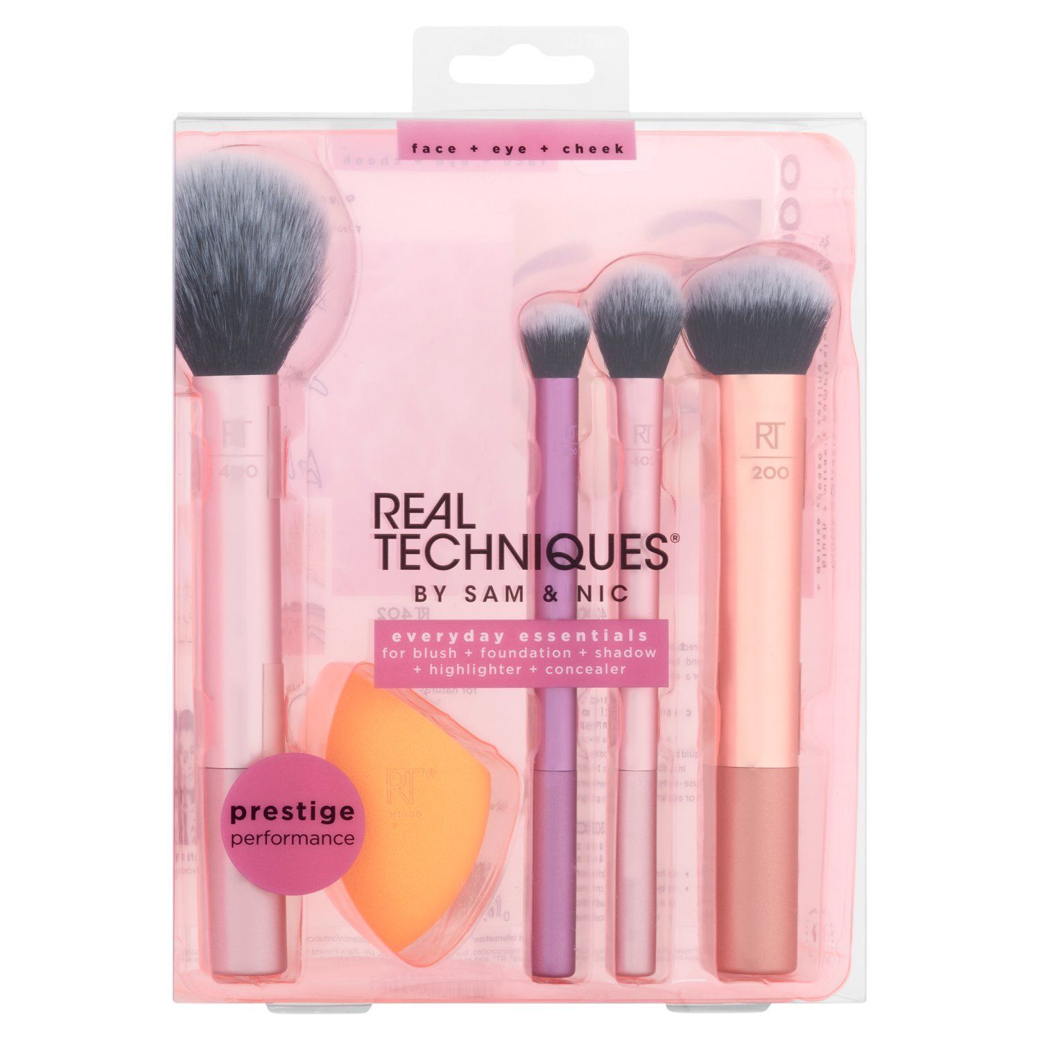 Real Techniques by Sam &amp; Nic Everyday Essentials for Blush+Foundation+Shadow+Highlighter+Concealer