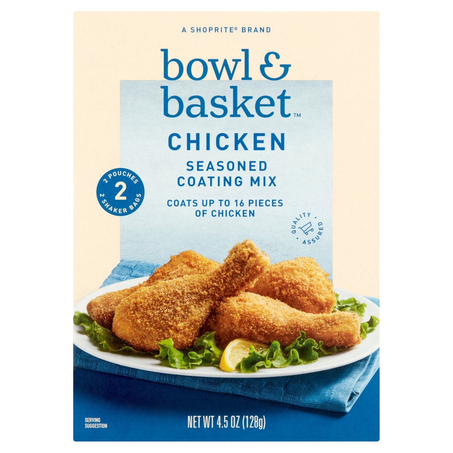 Bowl &amp; Basket Chicken Seasoned Coating Mix, 2 count, 4.5 oz