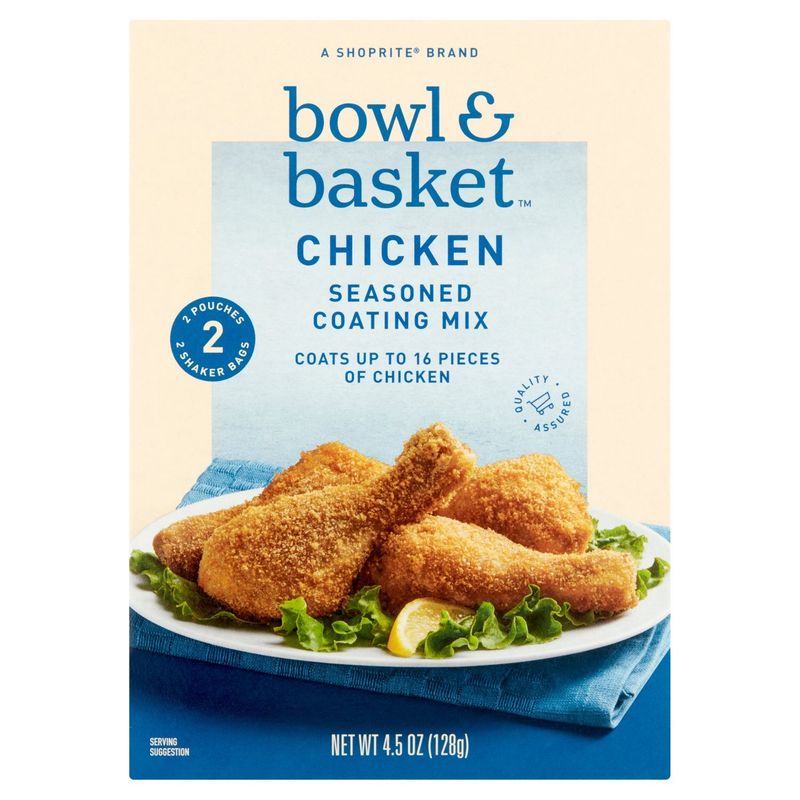 Bowl &amp; Basket Chicken Seasoned Coating Mix, 2 count, 4.5 oz