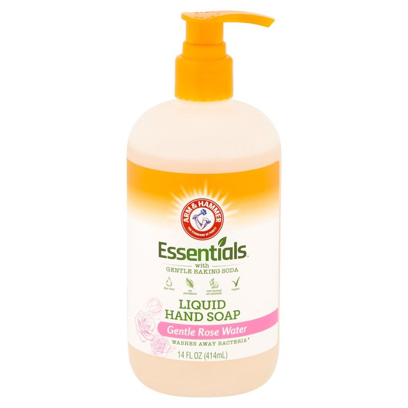 Arm &amp; Hammer Essentials Gentle Rose Water Liquid Hand Soap, 14 fl oz