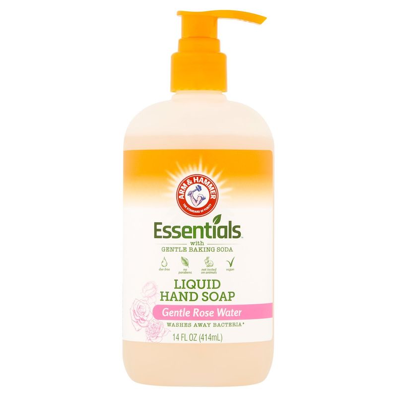 Arm &amp; Hammer Essentials Gentle Rose Water Liquid Hand Soap, 14 fl oz