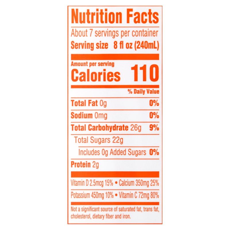 Bowl &amp; Basket No Pulp 100% Orange Juice with Calcium, 52 fl oz