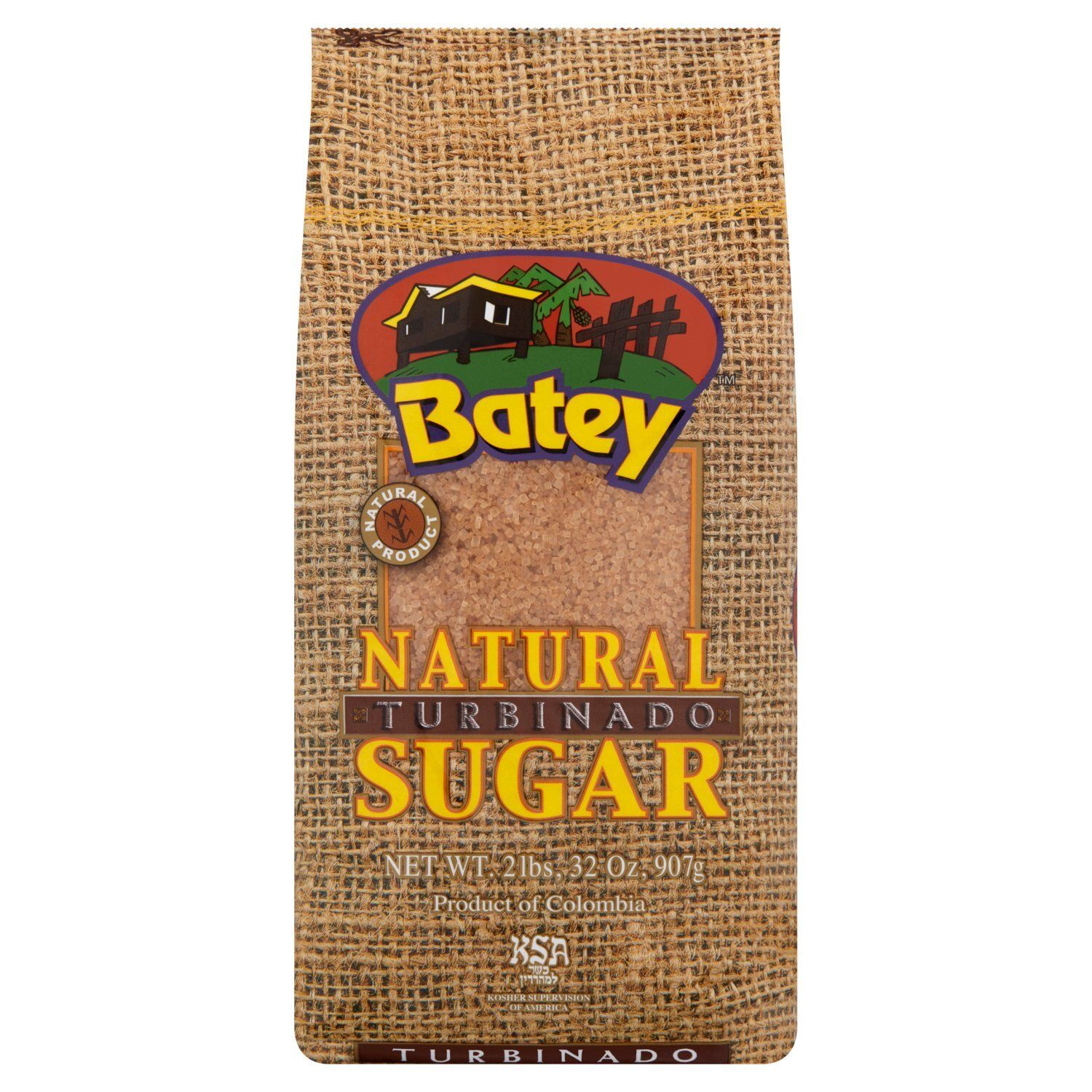 Batey Natural Turbinado Sugar, 2 lbs