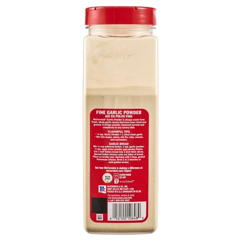 McCormick Fine Garlic Powder, 21 oz