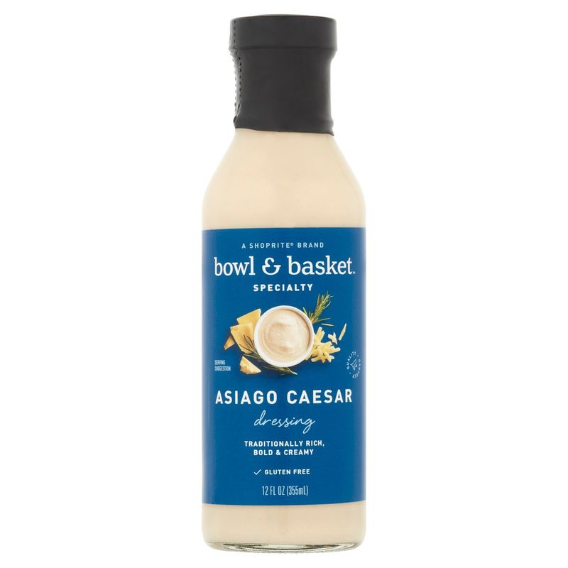 Bowl &amp; Basket Specialty Asiago Caesar Dressing, 12 fl oz