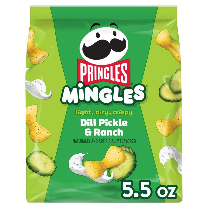 Pringles Mingles Dill Pickle &amp; Ranch Puffed Snacks, 5.5 oz